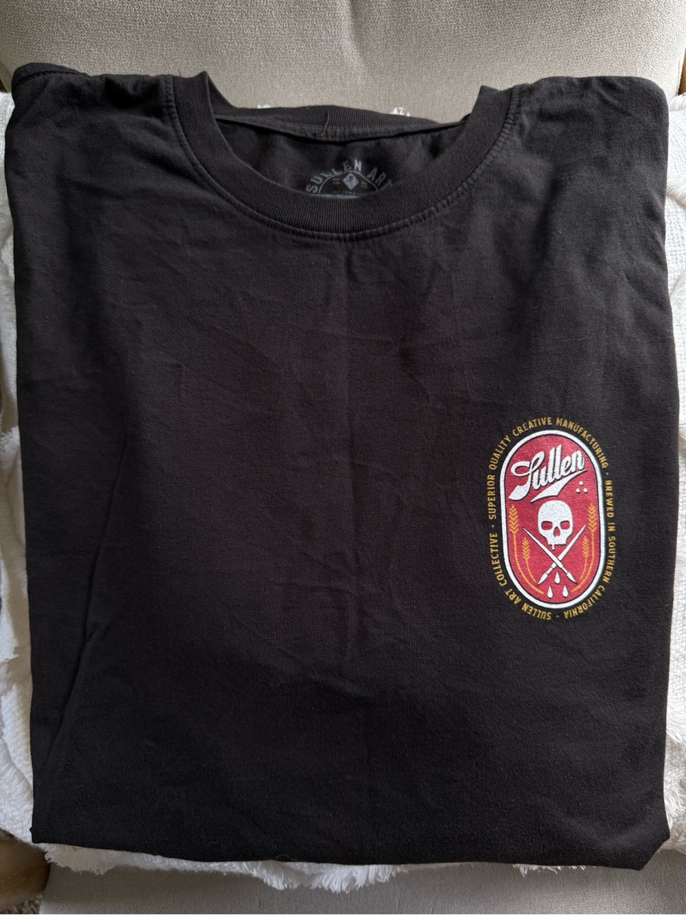Sullen Art Collective Knock Em Back Skull Graphic Tee Men’s 2XL